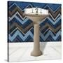 Chevron Sink 2-Diane Stimson-Stretched Canvas