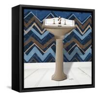 Chevron Sink 2-Diane Stimson-Framed Stretched Canvas