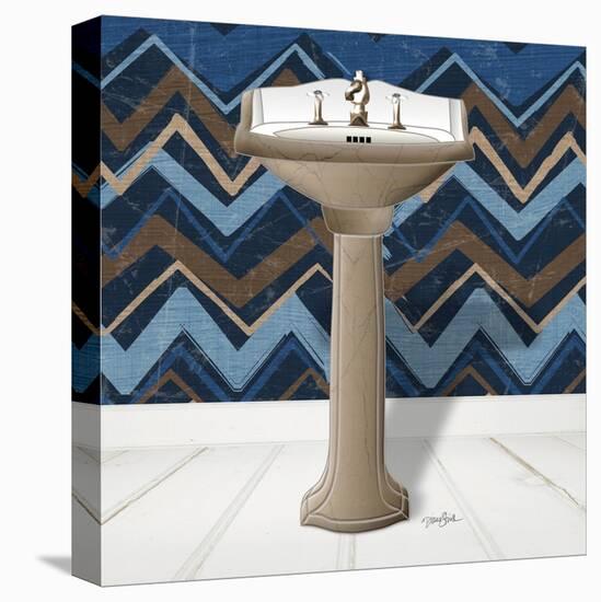 Chevron Sink 2-Diane Stimson-Stretched Canvas