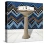 Chevron Sink 2-Diane Stimson-Stretched Canvas