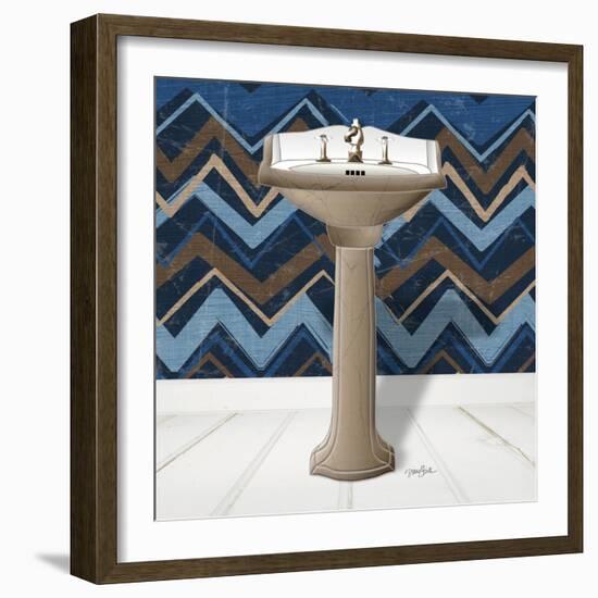 Chevron Sink 2-Diane Stimson-Framed Art Print