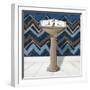 Chevron Sink 2-Diane Stimson-Framed Art Print