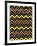 Chevron Spook-Joanne Paynter Design-Framed Giclee Print