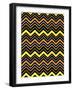 Chevron Spook-Joanne Paynter Design-Framed Giclee Print