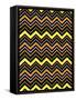 Chevron Spook-Joanne Paynter Design-Framed Stretched Canvas