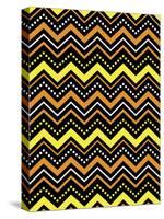 Chevron Spook-Joanne Paynter Design-Stretched Canvas