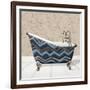 Chevron Tub 1-Diane Stimson-Framed Art Print