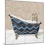 Chevron Tub 1-Diane Stimson-Mounted Art Print