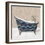 Chevron Tub 1-Diane Stimson-Framed Art Print