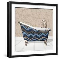 Chevron Tub 1-Diane Stimson-Framed Art Print