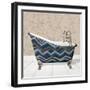 Chevron Tub 1-Diane Stimson-Framed Art Print