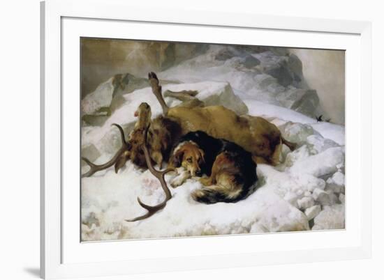 Chevy, 1868 (Oil on Canvas)-Edwin Landseer-Framed Giclee Print