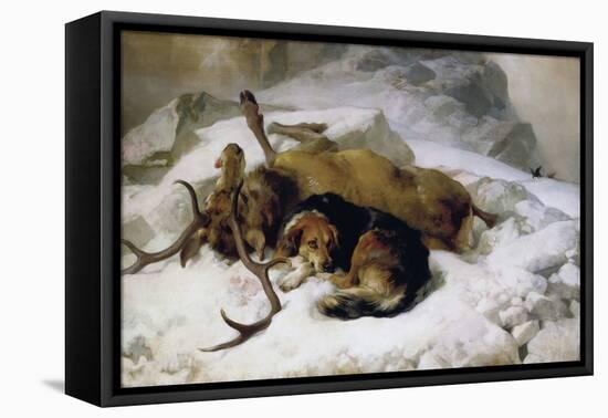 Chevy, 1868 (Oil on Canvas)-Edwin Landseer-Framed Stretched Canvas