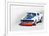 Chevy Camaro Monterey Watercolor-NaxArt-Framed Premium Giclee Print