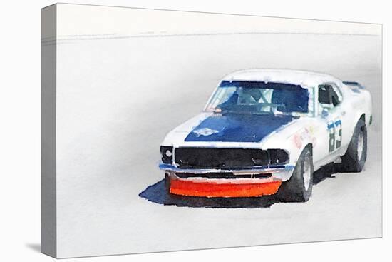 Chevy Camaro Monterey Watercolor-NaxArt-Stretched Canvas