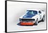 Chevy Camaro Monterey Watercolor-NaxArt-Framed Stretched Canvas