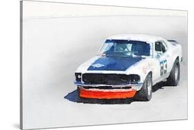 Chevy Camaro Monterey Watercolor-NaxArt-Stretched Canvas