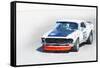 Chevy Camaro Monterey Watercolor-NaxArt-Framed Stretched Canvas