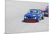 Chevy Camaro on Race Track Watercolor-NaxArt-Mounted Premium Giclee Print