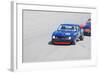 Chevy Camaro on Race Track Watercolor-NaxArt-Framed Art Print