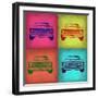 Chevy Camaro Pop Art 1-NaxArt-Framed Premium Giclee Print