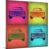 Chevy Camaro Pop Art 1-NaxArt-Mounted Premium Giclee Print