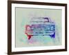 Chevy Camaro Watercolor 2-NaxArt-Framed Art Print