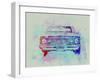 Chevy Camaro Watercolor 2-NaxArt-Framed Art Print