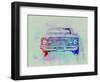 Chevy Camaro Watercolor 2-NaxArt-Framed Art Print