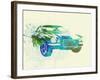 Chevy Camaro Watercolor-NaxArt-Framed Art Print