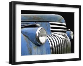 Chevy Grill Blue-Larry Hunter-Framed Photographic Print