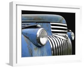 Chevy Grill Blue-Larry Hunter-Framed Photographic Print