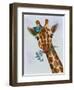 Chewing Giraffe 1-Fab Funky-Framed Art Print