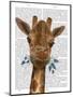 Chewing Giraffe 2-Fab Funky-Mounted Art Print