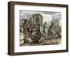 Cheyenne after Raiding a Caravan of Settlers. Oregon, 1874-Tarker-Framed Giclee Print