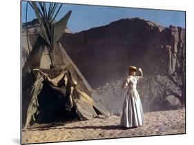 CHEYENNE AUTUMN, 1964 directed by JOHN FORD Carroll Baker (photo)-null-Mounted Photo