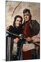 CHEYENNE AUTUMN, 1964 directed by JOHN FORD Dolores del Rio and Ricardo Montalban (photo)-null-Mounted Photo