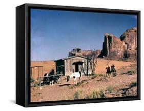 CHEYENNE AUTUMN, 1964 directed by JOHN FORD (photo)-null-Framed Stretched Canvas