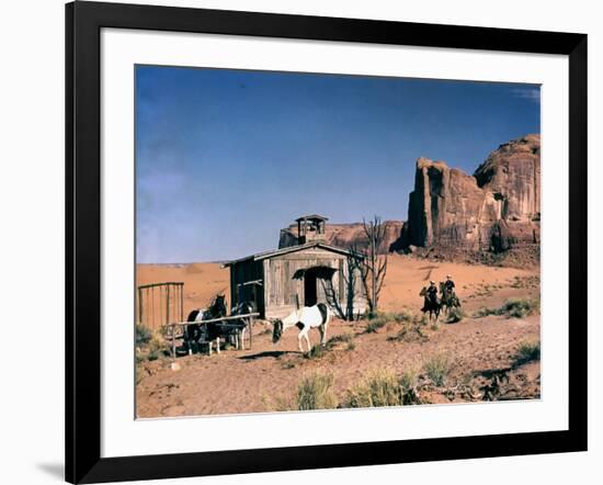 CHEYENNE AUTUMN, 1964 directed by JOHN FORD (photo)-null-Framed Photo