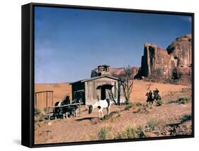 CHEYENNE AUTUMN, 1964 directed by JOHN FORD (photo)-null-Framed Stretched Canvas
