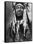 Cheyenne Chief, C1910-Edward S^ Curtis-Framed Stretched Canvas