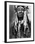 Cheyenne Chief, C1910-Edward S^ Curtis-Framed Premium Photographic Print