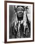 Cheyenne Chief, C1910-Edward S^ Curtis-Framed Photographic Print