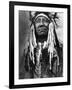 Cheyenne Chief, C1910-Edward S^ Curtis-Framed Photographic Print