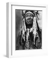 Cheyenne Chief, C1910-Edward S^ Curtis-Framed Photographic Print