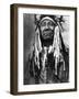 Cheyenne Chief, C1910-Edward S^ Curtis-Framed Photographic Print