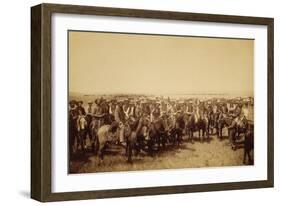 Cheyenne Cowboys-C.D. Kirkland-Framed Premium Giclee Print