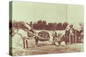 Cheyenne Indians on the Move, 1878-American Photographer-Stretched Canvas