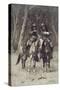 Cheyenne Scouts Patrolling the Big Timber of the North Canadian, Oklahoma, April 6, 1889 (Wood Engr-Frederic Remington-Stretched Canvas