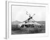 Cheyenne Sun Dance, c1910-Edward S. Curtis-Framed Giclee Print